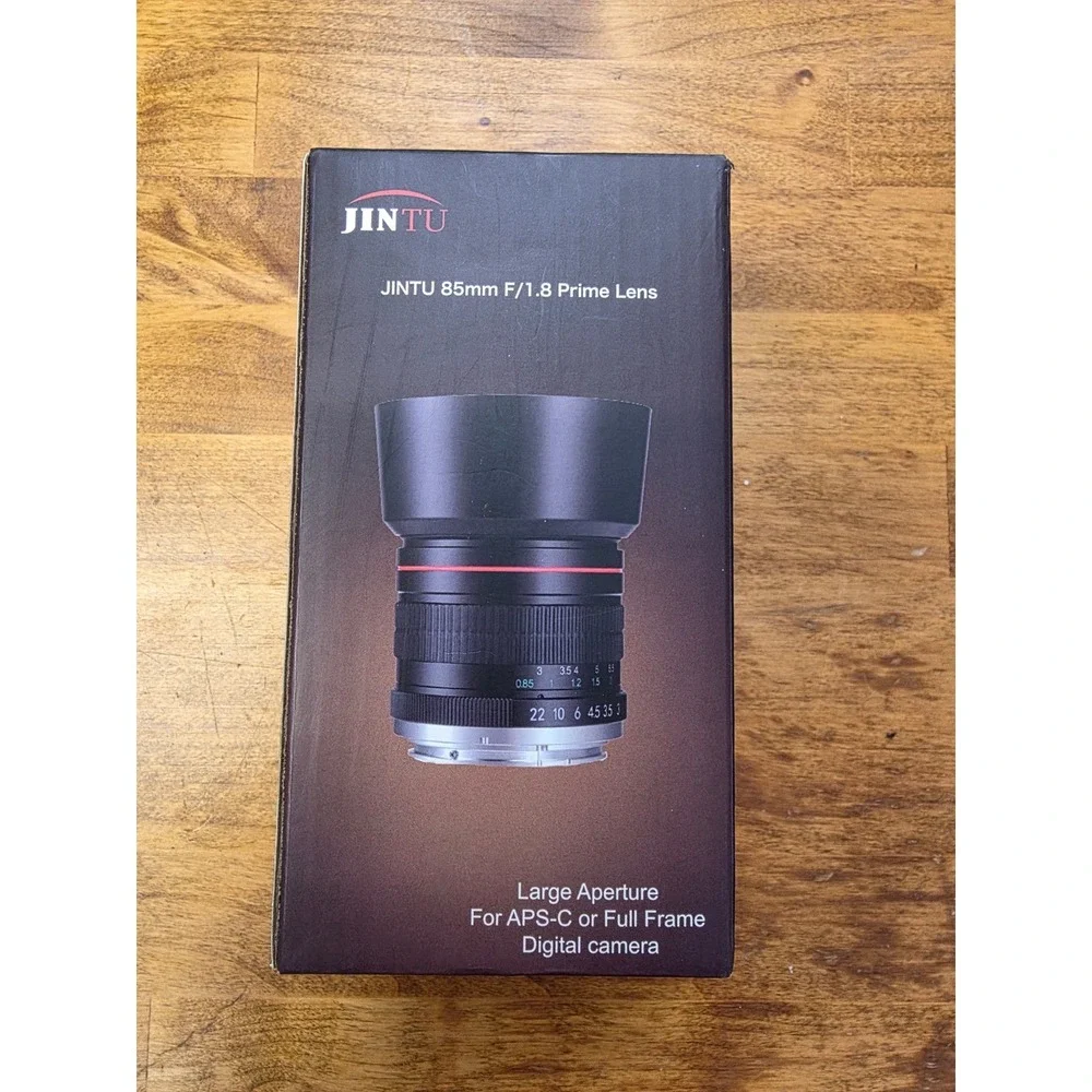 JINTU 85mm f1.8 Prime Lens for Canon EOS Digital Cameras Manual Focus Portrait